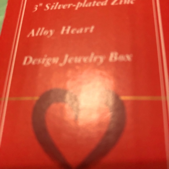Jewelry Box - Silver Plated Heart ❤️ Design NEW - Picture 9 of 9